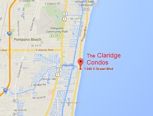 The Claridge Condo on the Map